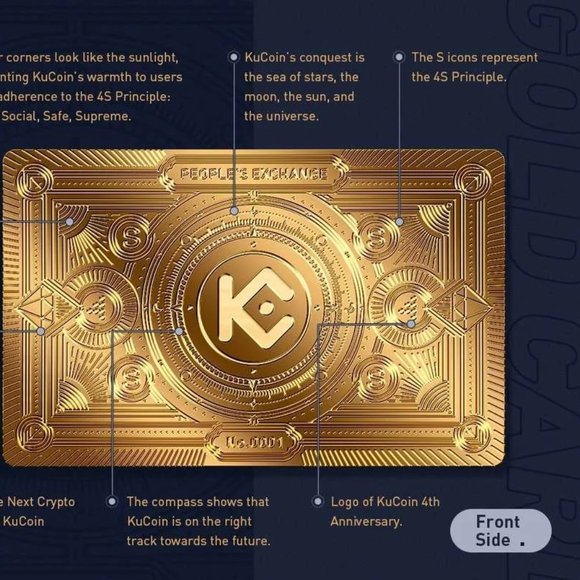 KuCoin Commemorative Gold Card No. 0131/1000 - Picture 7 of 7